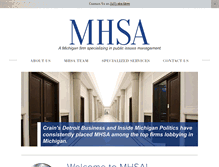 Tablet Screenshot of mhsa.com